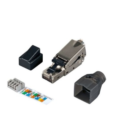 "High-Quality MicroConnect RJ45 STP Connector CAT6 - KON027 for Superior Networking"